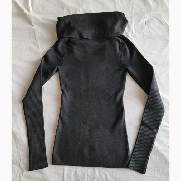 NWOT BCBG MaxAzria Silk Blend Cowl Neck Sweater - Picture 3 of 9